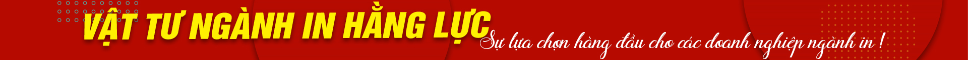 HÓA CHẤT IN ẤN